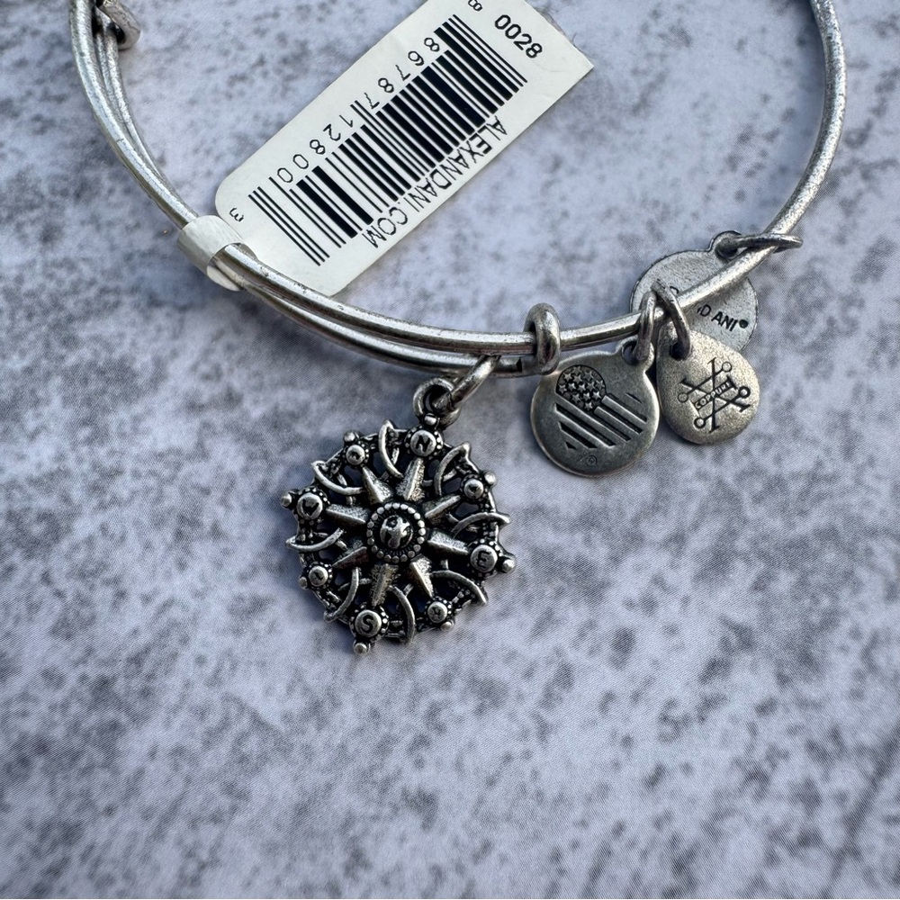 Alex and Ani Silver Charm Bracelet